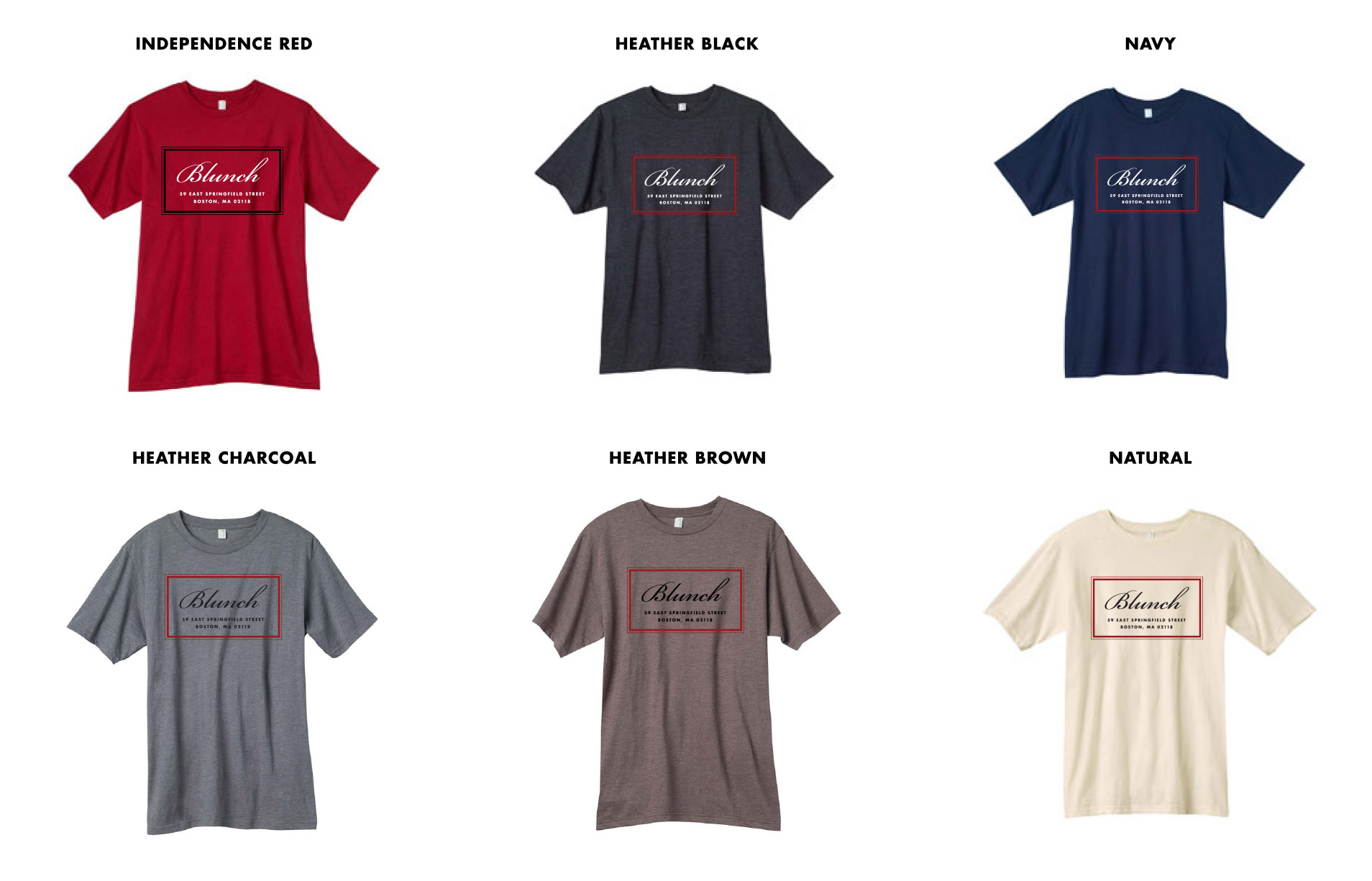 Blunch t-shirt designs