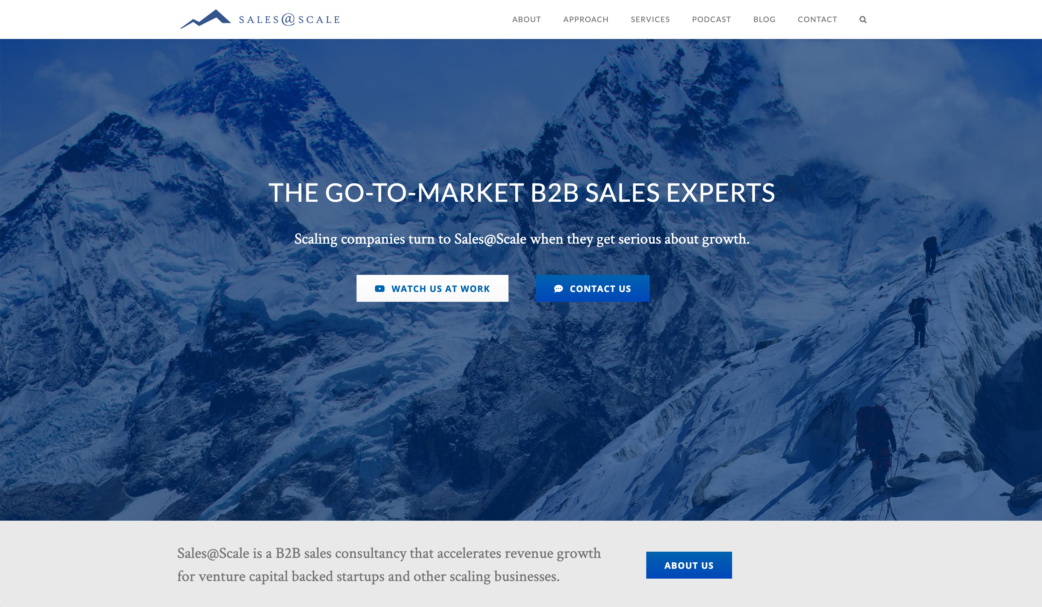 Sales@Scale Website